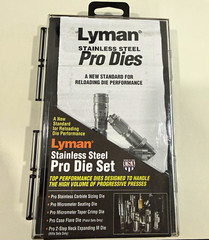 Lyman Stainless Steel Pro Dies Reloading Die Set, .223 Rem