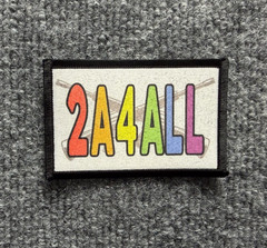 2A Rights «2A4ALL» Morale Patch Hook & Loop Second Amendment