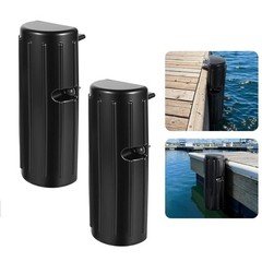 Dock Bumper Fender 2x Boat Dock Bumpers for Edge or Side Marine Fender Guard