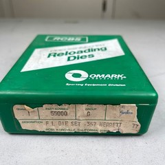 RCBS Reloading 3 Die Set 357 Herrett Hunting Shooting Old Stock 55000