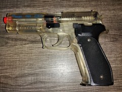 Sig Sauer P226 Spring Powered Airsoft Gun Pistol Made In Taiwan Good Condition