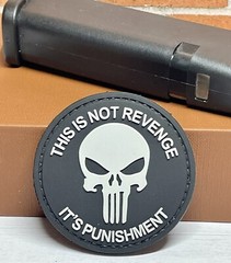 Punisher Skull Patch PVC – Tactical Morale Rubber PVC Punisher Patch