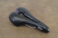143mm Selle Italia Diva Gel flow Titanium Rail Road Saddle 259g