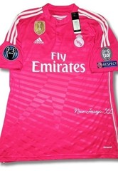 Ronaldo #7 Real Madrid 2014/2015 Champions League – Pink Jersey Short Sleeve