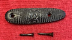 Winchester Model 1906 Logo Butt Plate w/ Screws – also Models 36 & Thumb Trigger