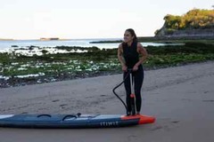 ITIWIT STAND-UP PADDLE AND KAYAK DOUBLE ACTION HIGH-PRESSURE EASY PUMP 20 PSI