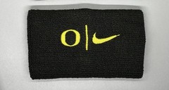 Nike Oregon Ducks PE Team Issued Doublewide Wristband Adult One Size Fits Most