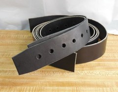 WESTERN SADDLE STIRRUP LEATHERS 2″ x 66″ USA Handmade–BLACK