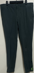 Psycho Bunny Men’s Golf Pants Gray Size 34 Solid Logo Zipper Belt Loops