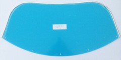 Windshield – Arctic Cat 1970 Panther 1971-73 Lynx 0110-098 BLUE / Chrome trim