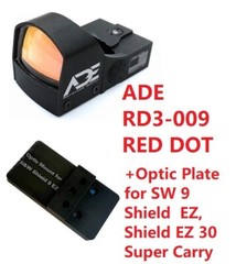 ADE RD3-009 Red Dot +Optic Mount plate for Smith Wesson SW MP 9 Shield EZ Pistol