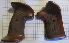 Herrett’s Custom Checkered Wood Grips Smith & Wesson N FRAME Square Target Grips