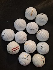 Twelve Variety Golf Balls- Very Nice- e9164dxx