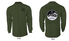Glock Born In Austria Military Green Long-Sleeve Men’s T-Shirt X-Large AP96068