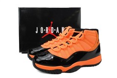 Jordan 11 Retro Black Orange Size US 7-12 NEW for Men