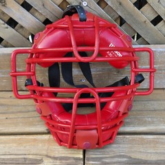 Vintage 1980’s Wilson A3011 ET Red Catcher’s Mask Adult Baseball Softball Taiwan