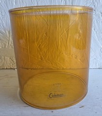 Coleman 220 228 290 295 Lantern -Amber Globe – Pyrex USA -Vintage