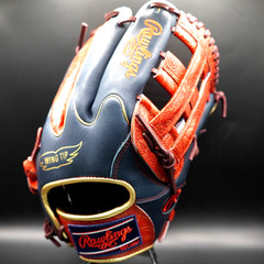 Rawlings JAPAN Heart of the Hide HOH All Positions Glove RHT 11.75 Navy/Scarlett