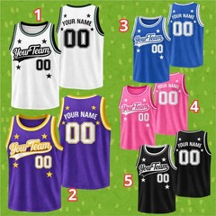 Custom Print Summer Basketball Jersey