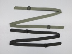 US MADE 1 inch OD Green or Black Rifle Silent Sling Carry Strap