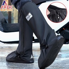 Reusable Rain Shoe Covers Waterproof Anti-slip Overshoes Boots Long Protector