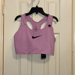 Nike Dri-FIT Swoosh Women’s Medium-Support Padded Sports Bra Plus Size Pink