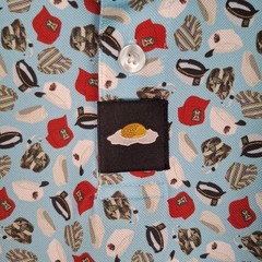 Breakfast Ball Golf Polo Men’s Size XL Shirt Hats Caps Blue Short Sleeve Stretch