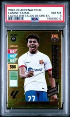 2023 24 Lamine YAMAL Balon de Oro LIMITED EDITION Barcelona Rookie RC PSA 8