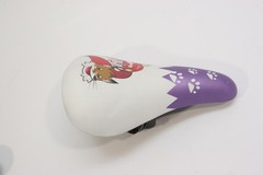 Princess Inari Fuji Kids Bicycle Seat White & Purple 8 x 5 Inches F18