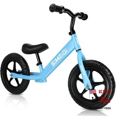 12″ Balance Bike for Boys Girls 2 3 4 5 Years Old No Pedal Walking Blue