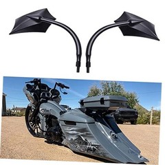 Upgrade Rearview Motorcycle Mirrors – Black Irregular Shape – Upgrade