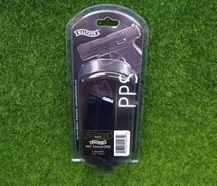 Walther PPS 9mm Luger 6 Round OEM Steel Magazine, Black – 2796562