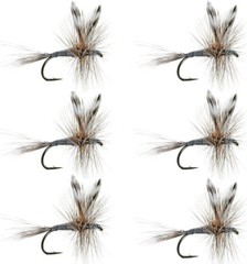 Adams Classic Dry Fly – 6 Flies – Hook Size 12