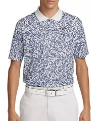 Nike Men’s Dri-FIT Victory+ Allover Print Golf Polo Photon Dust Sz S DV8497-025