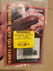 Maryland Gun Works 3 Dot 1911 Pistol Sights Wide Tenon