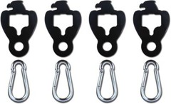 T-Post Target Hanger (Bald Eagle Style) | AR500 Targets Hanging Chain with S-Hoo