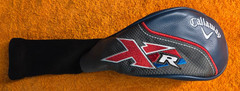 CALLAWAY XR HYBRID HEADCOVER BLUE – GRAY – RED HAS # TAG