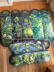 Creature Skateboards Wrestling WWE/WWF Series of 6 Rare Collectors