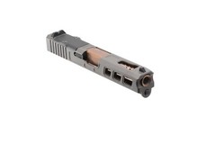 Glock 19 Complete Slide Gen 1-3 PORTED Copper CERAKOTE TUNGSTEN RMR OPTIC READY