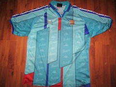FC Barcelona Kappa vintage football jersey 1996 XL retro authentic Barca Spain