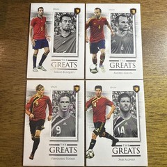 2025 Futera Unique Fernando Torres, Sergio Busquets, Xabi Alonso, Andres Iniesta