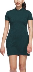 adidas Women Size Medium Go-To Jacquard Golf Dress Skirt Green Ivy JL8316 NEW