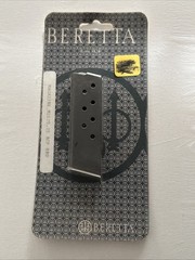 NOS Beretta M21 25 ACP 8 Round OEM Magazine JM25 Blued Steel Handgun Italy