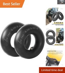 4.10/3.50-4 Heavy Duty Inner Tubes for Wheelbarrows & More – 2-Pack