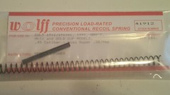 41912 WOLFF FITS COLT 1911 REDUCED POWER RECOIL SPRING – 12# – NEW – FREE SHIP!