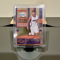 2010-11 Playoff Patches Blake Griffin RC Contenders Rookie Year Gold Die Cut /99