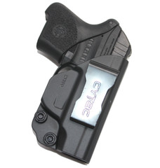 Ruger LCP 380 IWB Inside Waistband Concealed Carry Gun Holster (Black Polymer)