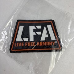 LFA LIVE FREE ARMORY Tactical Shooters Morale Patch SHOT SHOW Hook and Loop