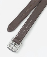 Ovation Syntech Deluxe Triple Stitched Half Hole Stirrup Leathers-54”-Brown