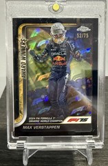 2025 Topps Chrome F1 – Max Verstappen #148 52/75